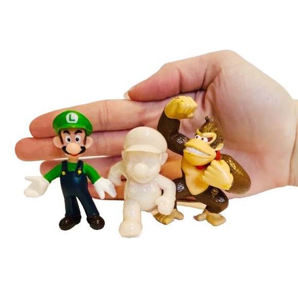 Super Mario Nintendo Y2K Figures Tattoos Luigi Donkey Kong Iggy Koopa Goomba - Picture 14 of 16